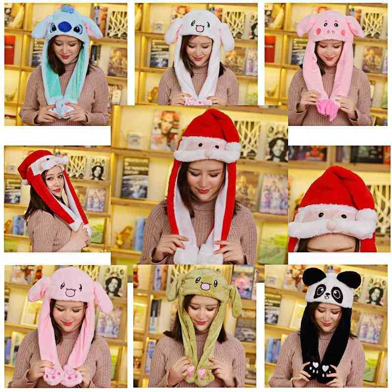 

Tiktok hat is the same as rabbit ears, hat, net, red, and cute, warm ears.