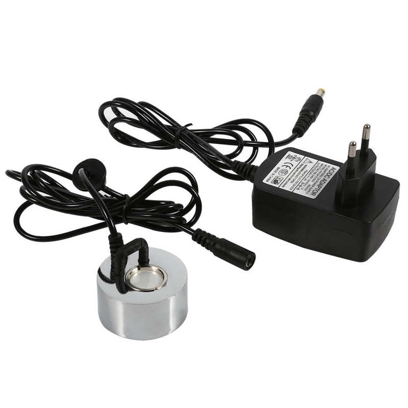 

24V Ultrasonic Mist Maker Fogger Water Fountain Pond Atomizer Air Humidifier 100-240V 80ml/h Fountains Water Feature Cold Fog