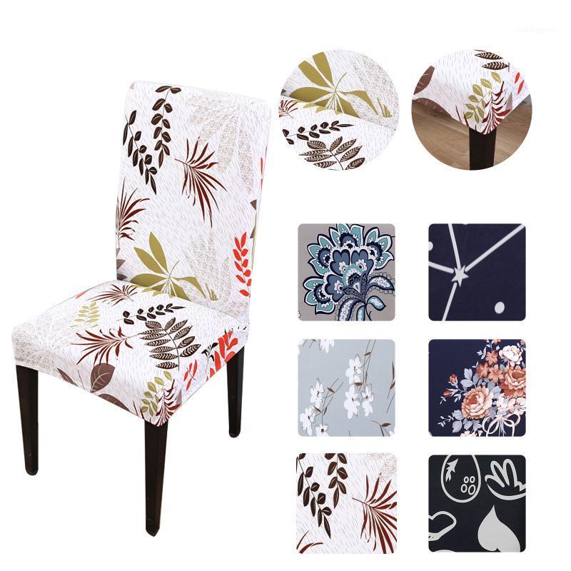 

Modern Chair Covers Spandex Elastic For Chairs Kitchen Armchairs Home Cover With High Back