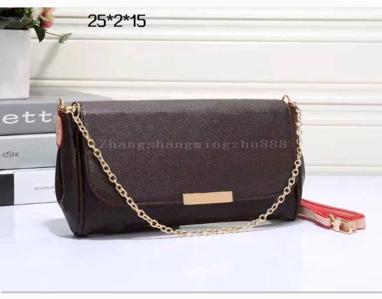 

Women Chain Shoulder bags Fashion Handbags Purse High Quality Leather Lady Cross body Small bag Wallet, Brown plaid