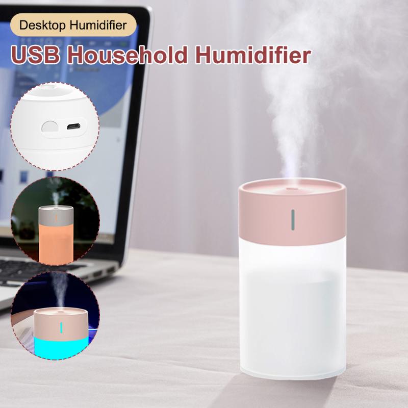 

Party Favor Air Humidifier 260ML Portable Mini Diffuser Sprayer USB Essential Oil Atomizer LED Lamp For Home Car