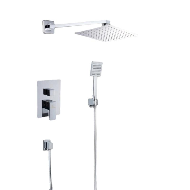 

Bathroom Shower Sets Concealed In-wall Embedded Hidden Box Mixing Valve Take A Rainforest Bathing Set Faucet