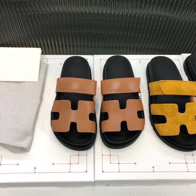 

2021 Summer Mules Wedge Heel Sandals Blue Oblique Embroidered Cotton Platform Oblique Jacquard Real Leather Luxury Women Shoes, Choose the color