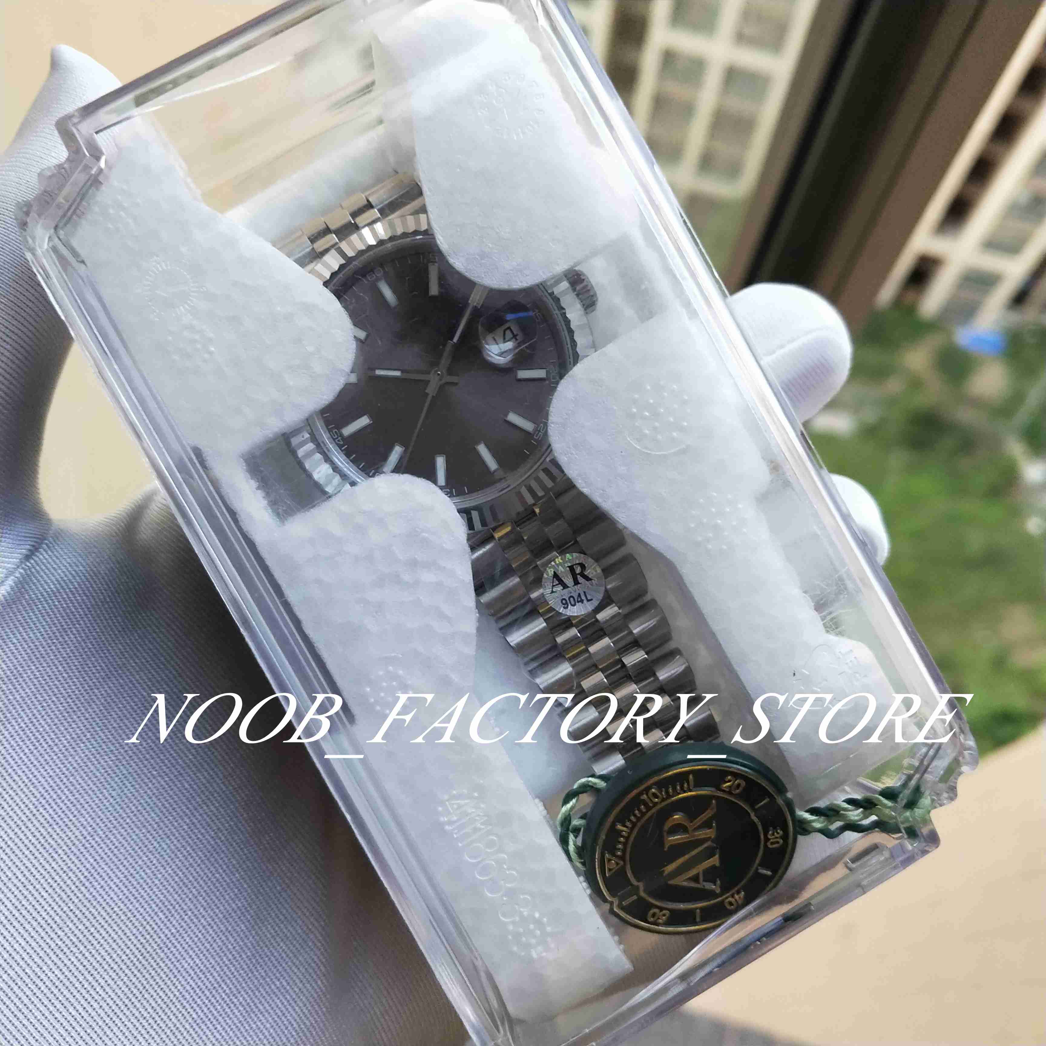 

Super Factory Watch 904L Steel Bracelet 41MM Mens Automatic Cal.2824 ETA ARF Watches Black Grey Men Watch 126334 Men's Wristwatches, 01