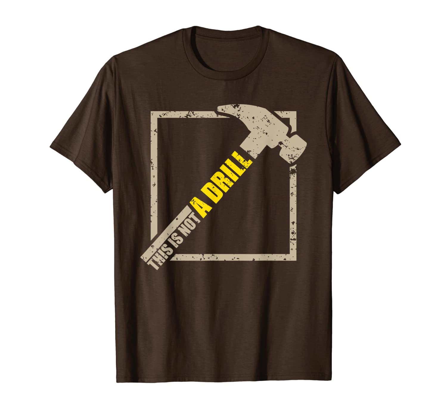 

carpenter handyman funny t-shirt: this is not a drill tee, White;black