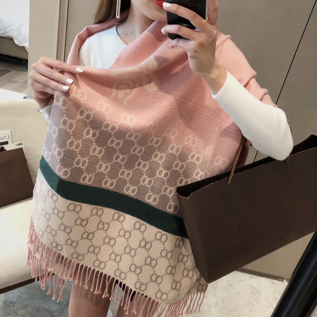 

Autumn Winter Scarf Fashion Luxury Women Scarf Silk Warm High Designer Scarf Style Accessories Simple Retro