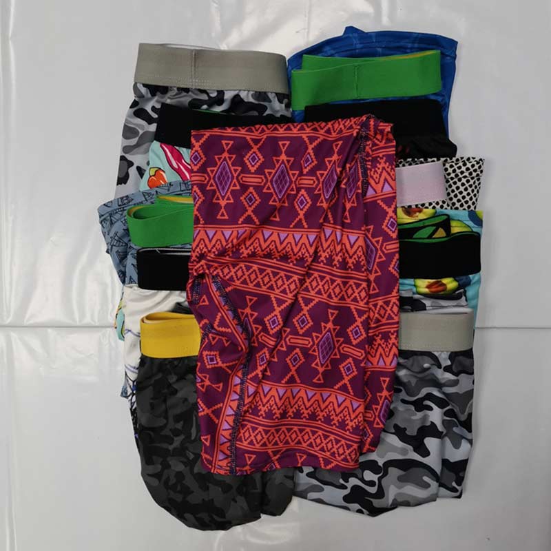 

WITH BAG Random Mens Underpants Designer Boxers Underwear for Men Boxer Quick Dry Male Sportwear Hip Hop Beachpants Comfortable Breathable C, Black;white