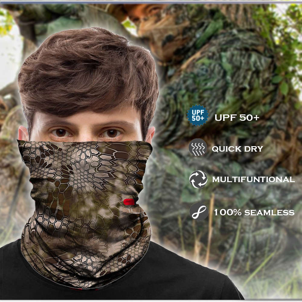 

Mossy Oak Cycling Bandana Scarf Camo Kryptek Headband Python Neck Warmer Braga Cuello Camouflage Ski Mask Motorcycle Face Shield, Pl180910