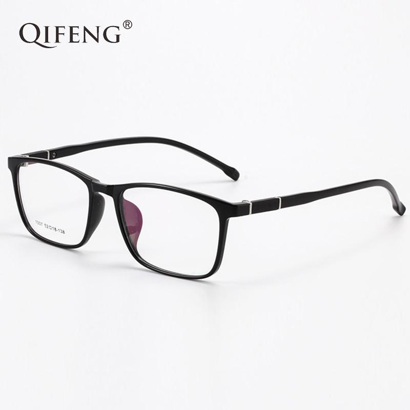 

Fashion Sunglasses Frames Spectacle Frame Men Women Eyeglasses Computer Optical Prescription Student TR90 Glasses For Male Clear Lens QF199