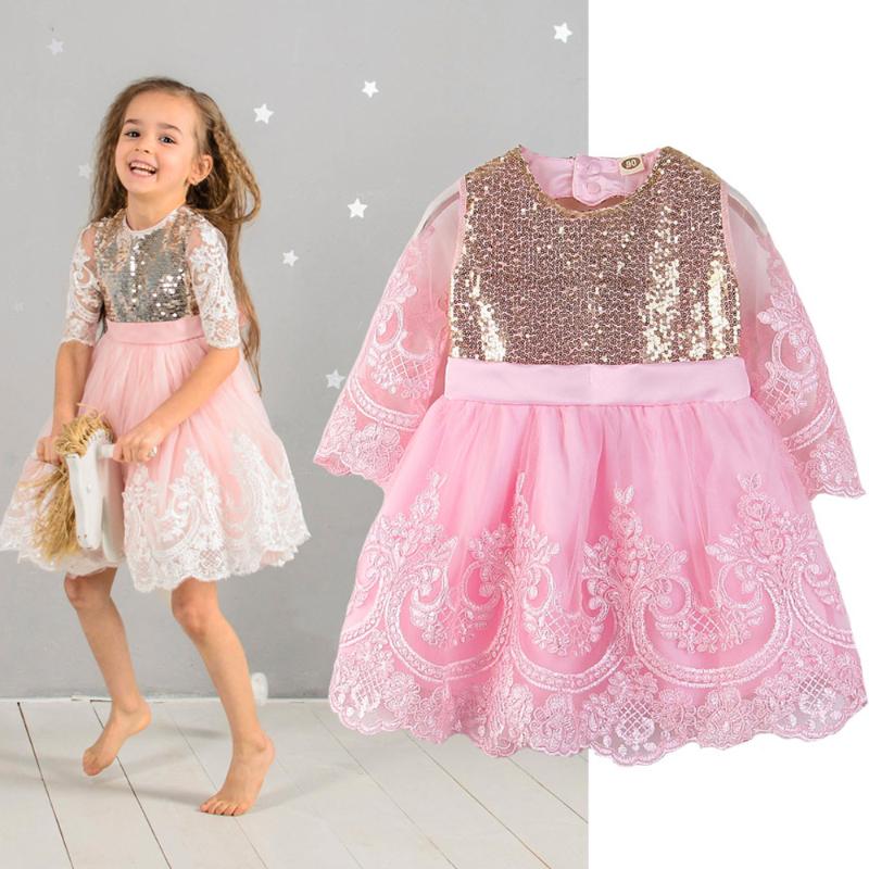 

Girl's Dresses Lace Flower Sequin Girl With Bow Crystal Up Applique Ball Gown First Communion Dress For Girls Princess Vestidos, Red;yellow