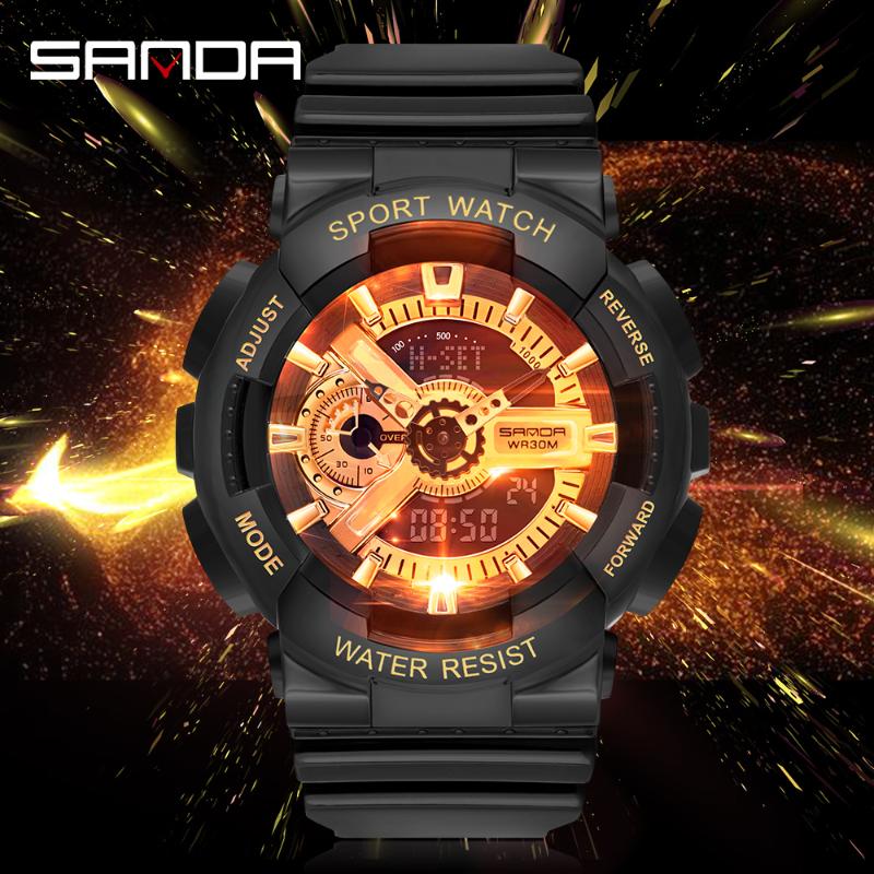 

Sell Couple Watch Unique Hand Lamp Function Waterproof Digital Wristwatch Multifunction Electronic Watches Gifts Wristwatches, For women