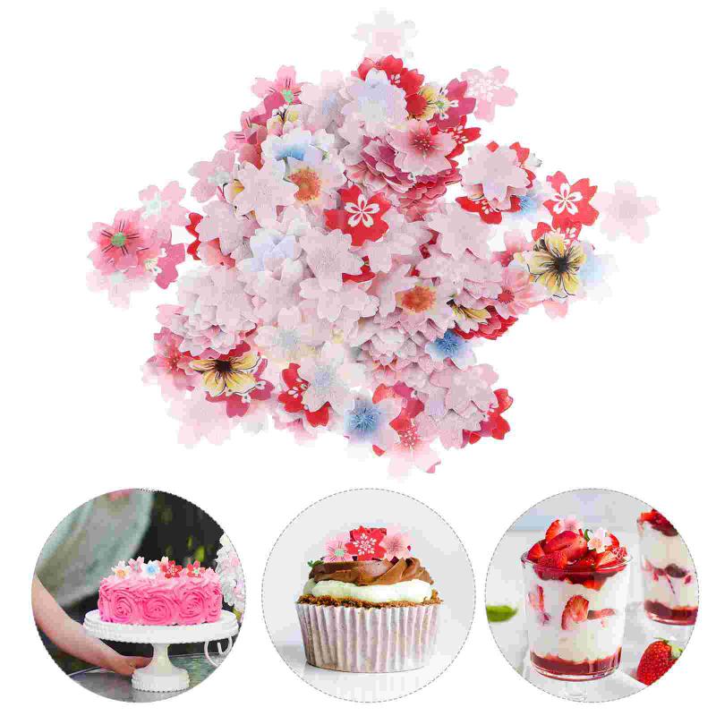 

Other Festive & Party Supplies 440Pcs Decorative Cupcake Topper Unique Edible Cake Adornment (Assorted Style)