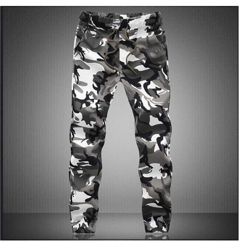 

Camouflage Military Jogger Pants Men Pure Cotton Mens Spring Autumn Pencil Harem Pant Men Comfortable Trousers Camo Joggers 211108, Green