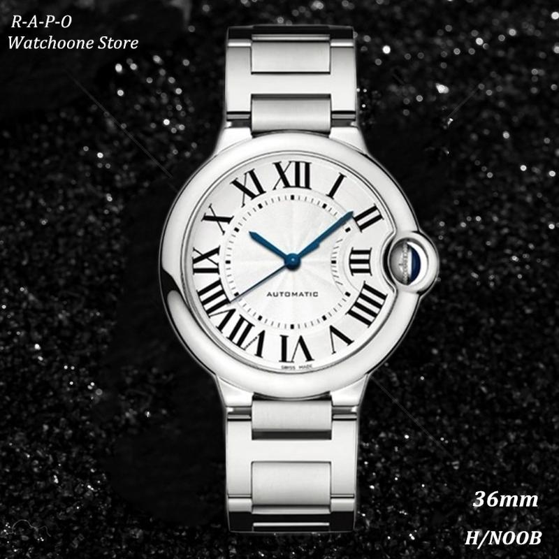 

Top 33mm 36mm 42mm Big Middle Small Women's Automatic Mechanical Watch Blue Balloon H Wristwatches