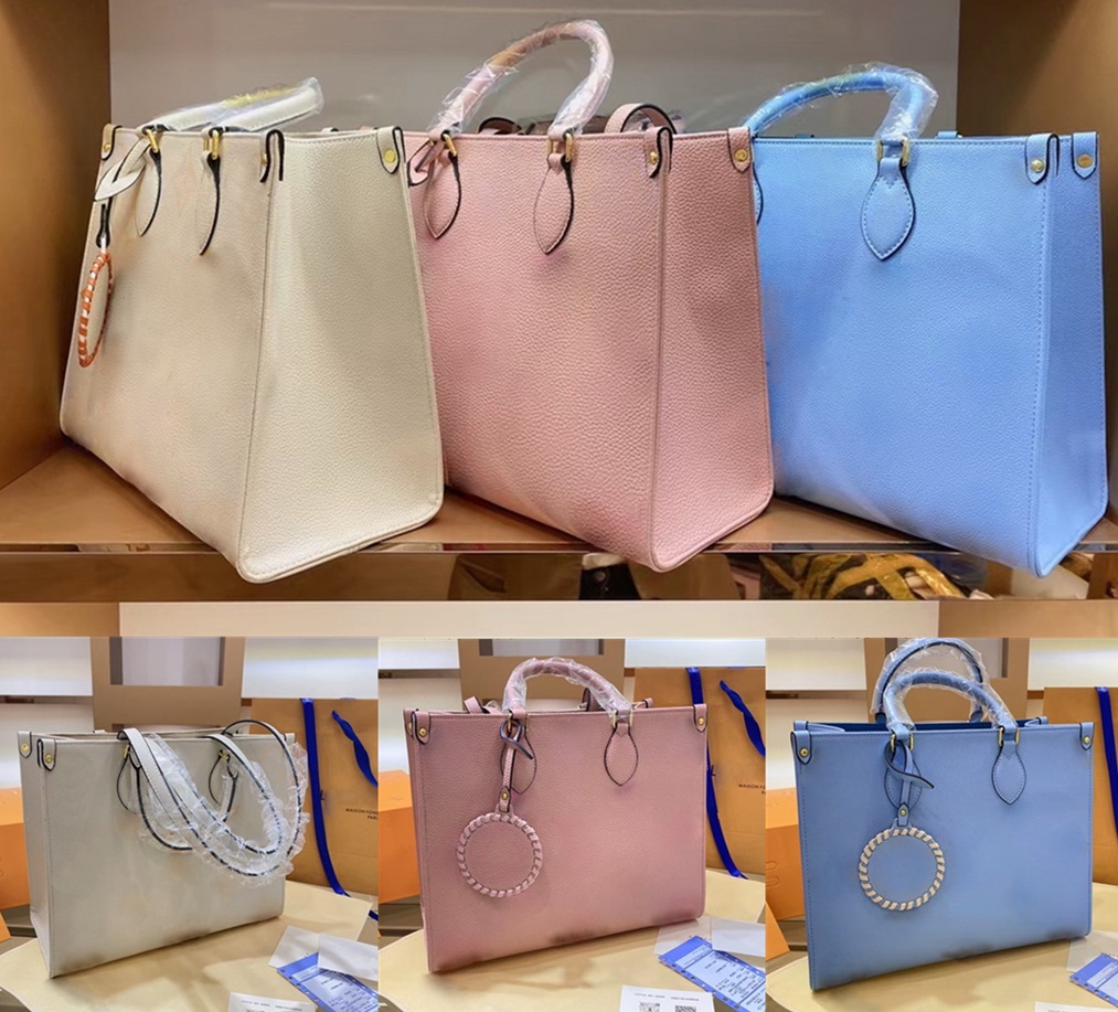 

Top Quality Vintage Print Cowhide By The Pool Onthego Totes Designer Handbags Women Fashion Shopping Bag Lady Purse Shoulder Crossbody Bags