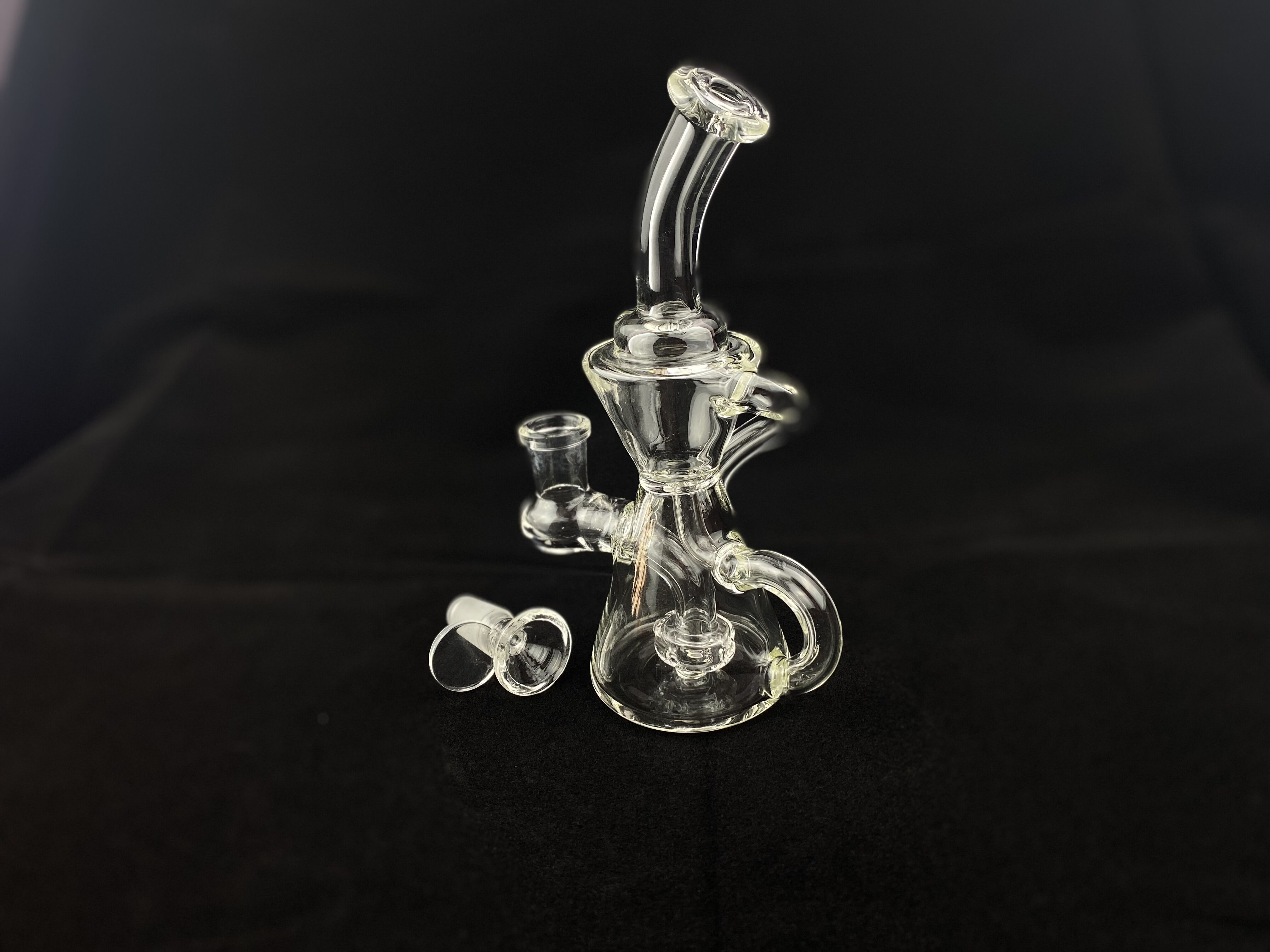 

Glass hookah, drill tower smoking pipe, 14mm joint, factory direct price concessions