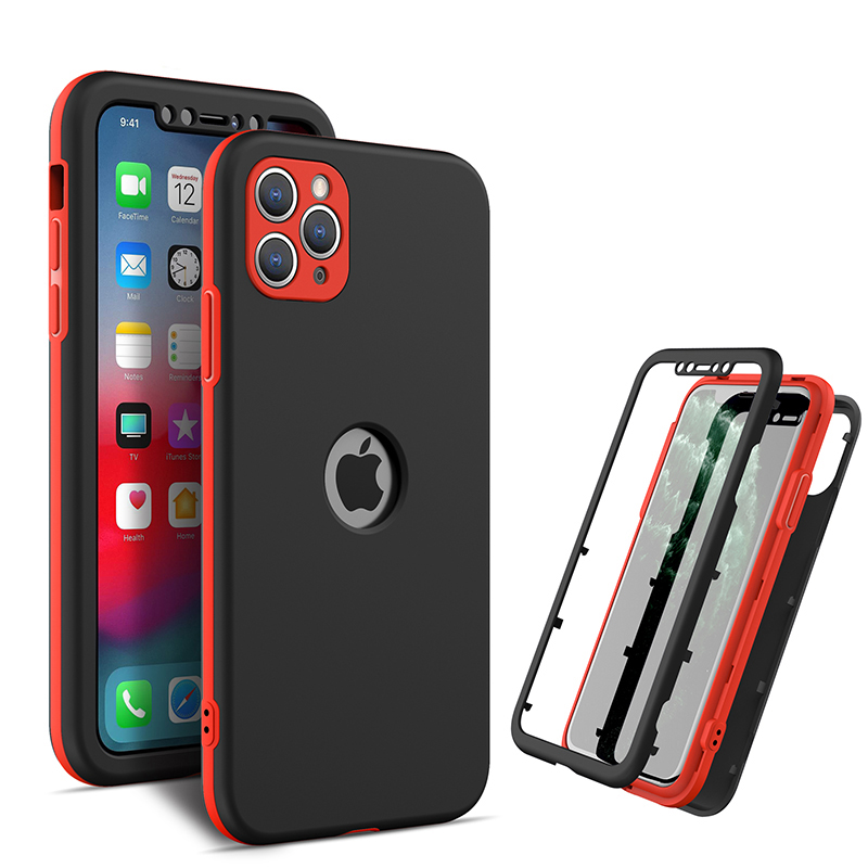

Heavy Duty 3 In 1 Shockproof Phone Cases For Iphone 13 12 11 Pro Max Mini Defender Dual Colors Full Protection XSMAX XR XS X 8 7 6 Plus Hybrid PC TPU Cellphone Case, Pink