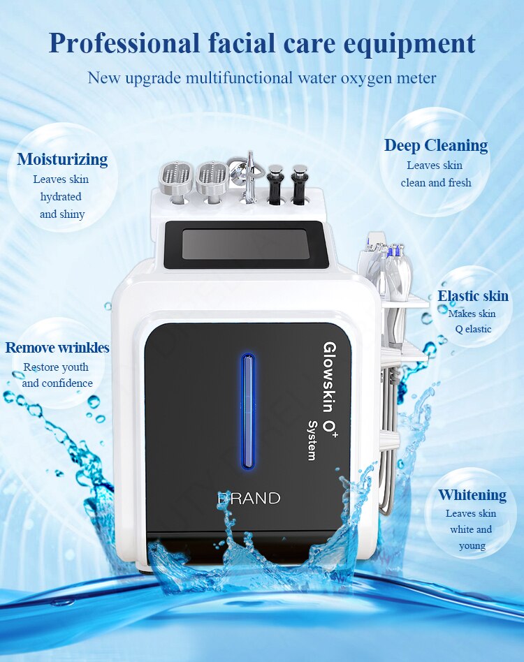 10 in 1 BIO Ultrasonic Multifunction Hydro Dermabrasion Facial /Diamond Hydra Microdermabrasion machine Peel Machine-image-754428810