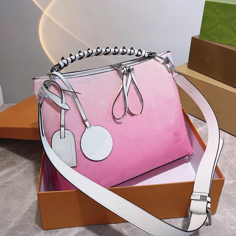

Crossbody Designer bags one shoulder handbag Fashion women cross body bag purse female luxury Hollow out bind design gradual envelope wholesale