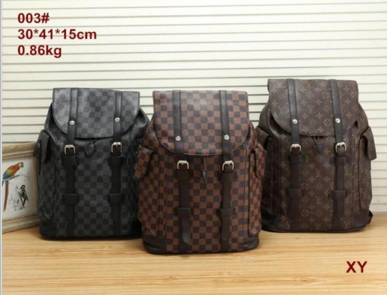 

new 1-0 LV LOUIS 1 VITTON Travel Backpack Men Laptop bag high quality Leather Pouch School Bag Men Fashion Rucksack 2021 hot, Red;black