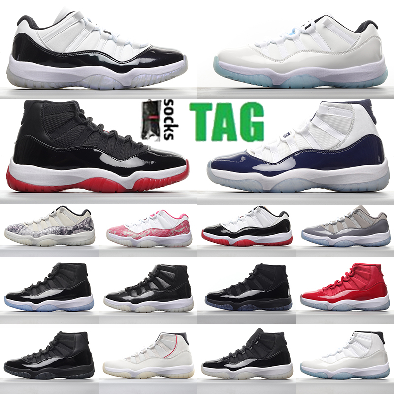 

high quality 25th Anniversary Bred shoe retro 11 Low jumpman 11s basketball shoes white Concord 45 legend blue Space Jam Platinum Tint sneakers women Sports trainers, I need look other product