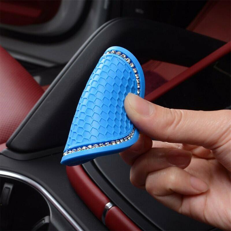 

Car Organizer For Women Cup Coasters Insert 2PCS 7cm Diameter Accessories Bling Blue