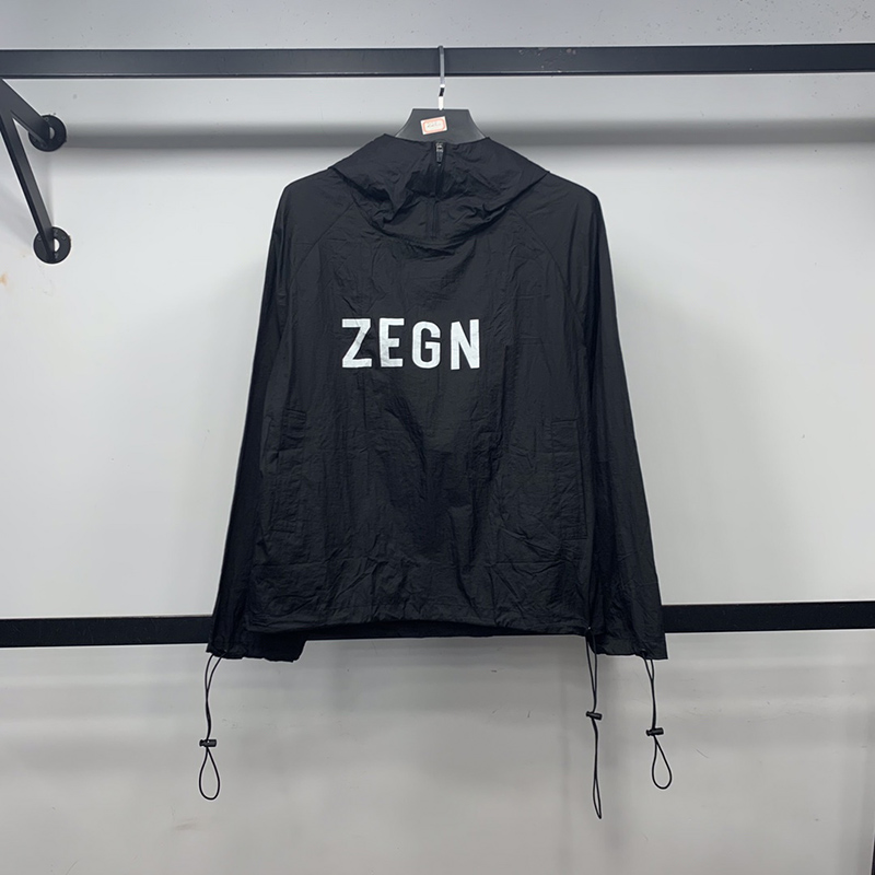 

21ss Ins Summer Hip Hop Italy USA Collaborate Sunscreen Hooded Jacket Skateboard Men Women Oversize Thin Cool Skin coat, Black;brown