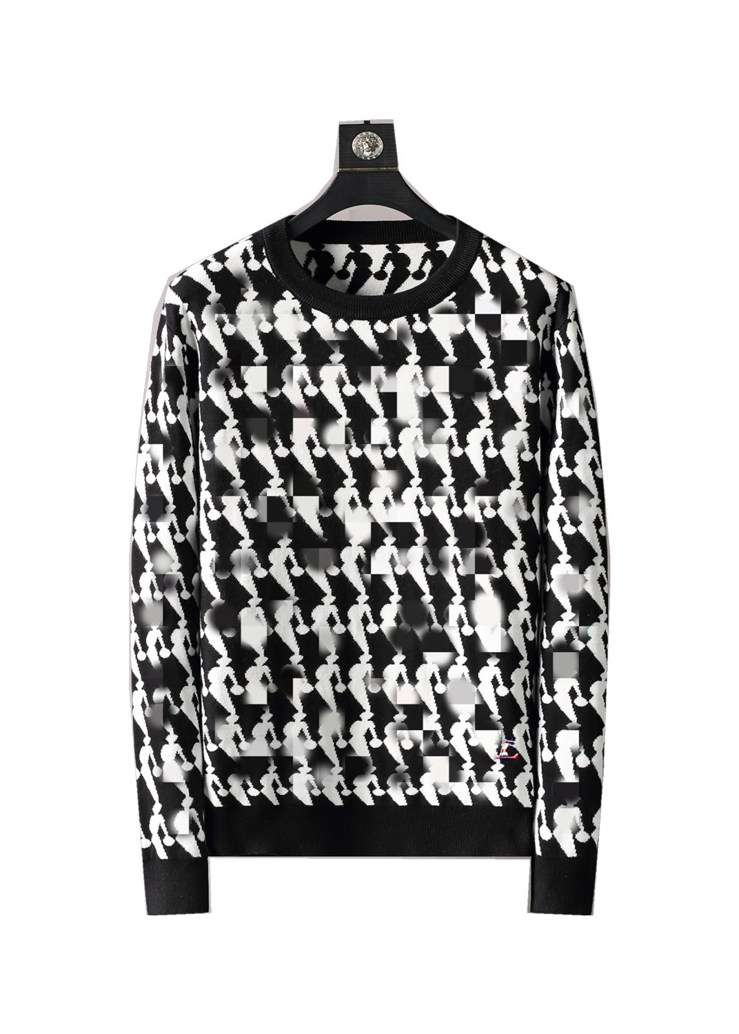 

2021 Classical Men's Knitted Sweater Brand Classic Knit Sweatshirt Vintage Plaid Designer Pullover Sweaters M- Sweatershirt #24, Customize