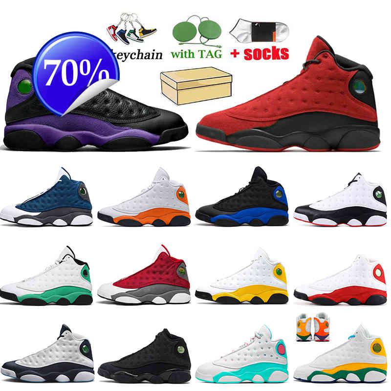 

13s Basketball Shoes Men Women Jumpman 13 Court Purple Reverse Bred Obsidian Hyper Royal University Gold Del Sol Starfish Flint Playground, D44 playoffs 40-47