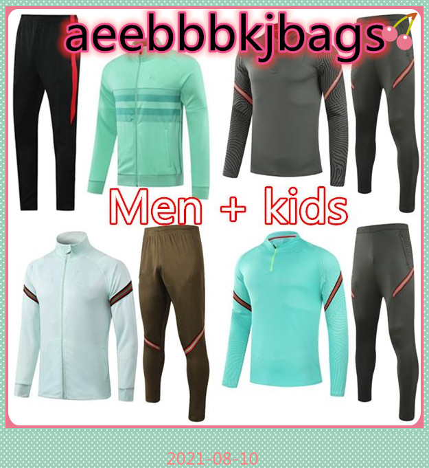 

2022 Portuguese Men kids soccer tracksuit jacket 2021 Portugues JOAO FELIX survetement football training suit jogging chandal futbol, 18