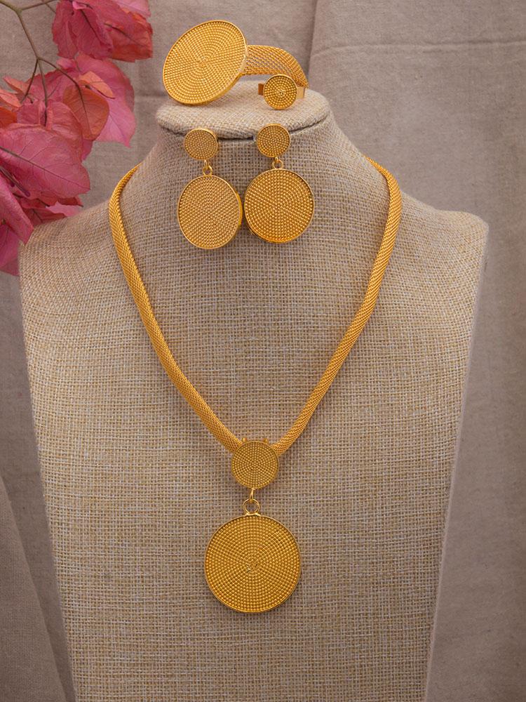 Dubai Gold Pendant Sets Australia | New 