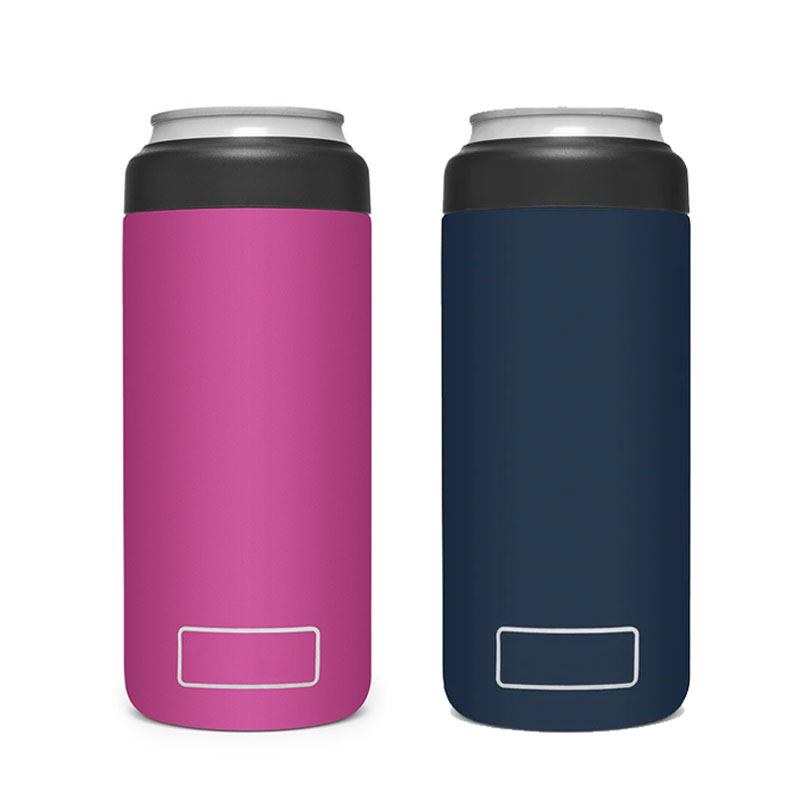 

Fashion Brand Stainless Steel Beer Mugs 12 oz Slim Can Cooler Tumblers MUGS2024, 12oz