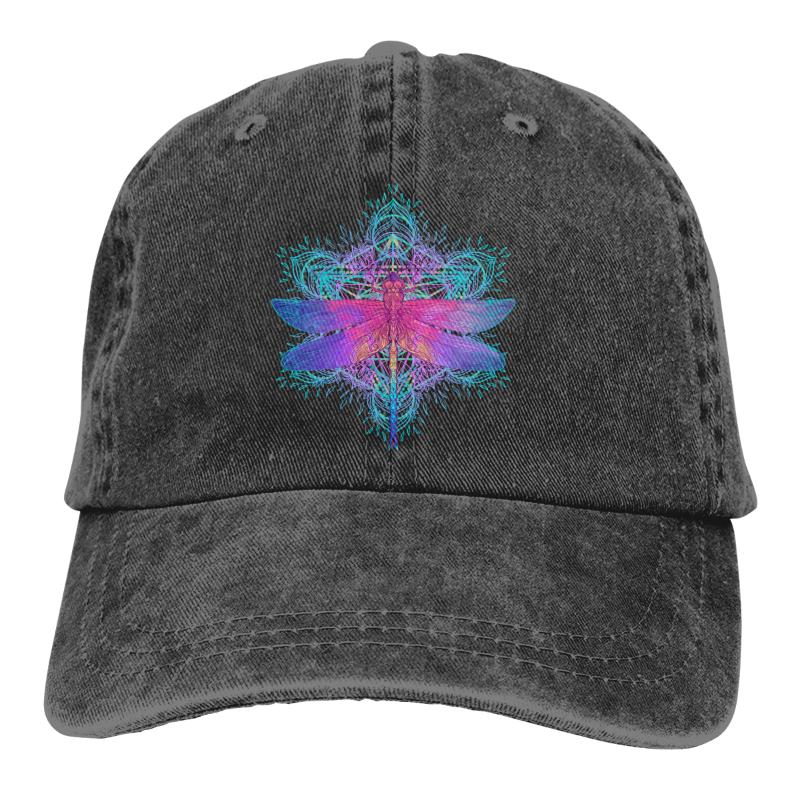 

Cloches Ethnic Dragonfly Vintage Unisex Adjustable Trucker Cap For Adult, Black