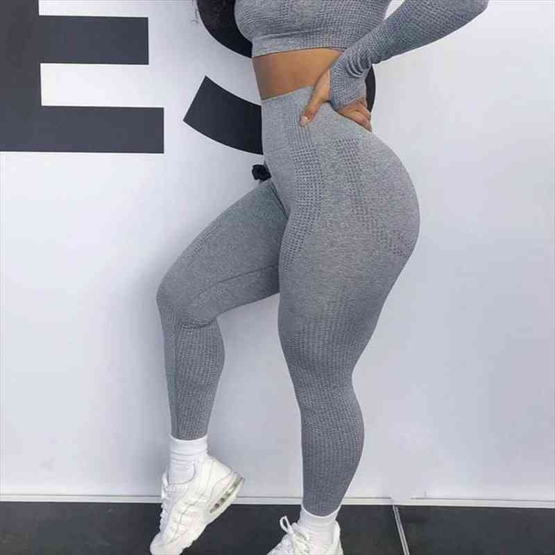 

fitness seamless high waist activewear women leggings bodybuilding workout, Black