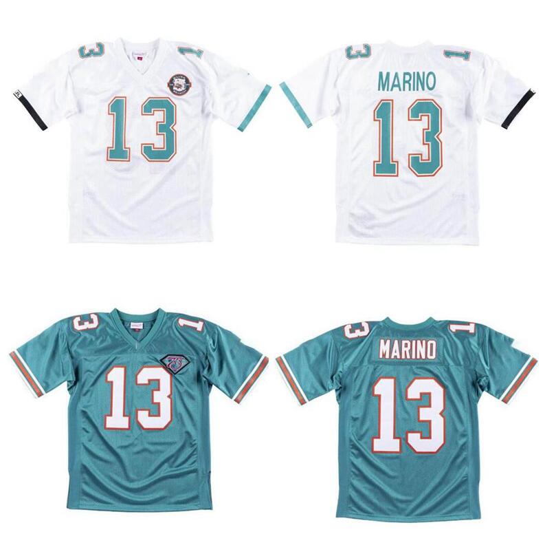 

Stitched football Jersey 13 Dan Marino 1990 Mitchell & Ness retro Rugby jerseys Men Women Youth -6XL, Stitched jersey