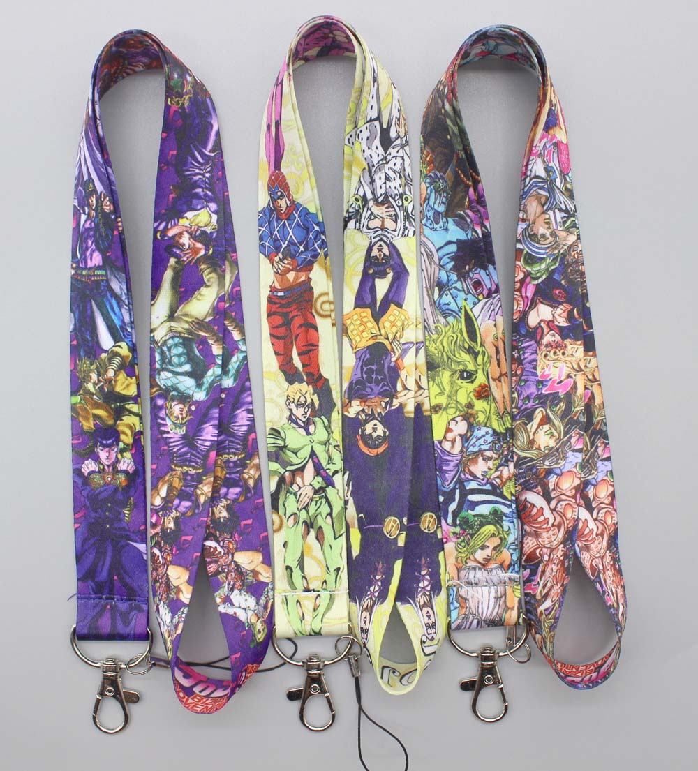 

Cartoon jojo logo lanyard keys for cellphone strap Neck Holders Car Key ID Card