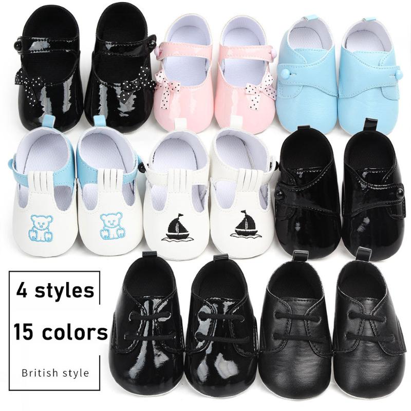 

Color Fashion Baby Girls Boys Shoes Cute Born First Walker Infant Letter Princess Soft Bottom Anti-slip Walkers
