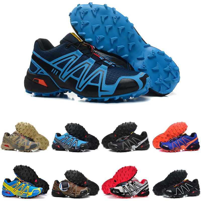 

discount speed cross 3 outdoor mens running shoes SpeedCross runner Jogging III Black Green Pink Grey #77 Men Trainers Sports Sneakers chaussures zapatos, Color #25