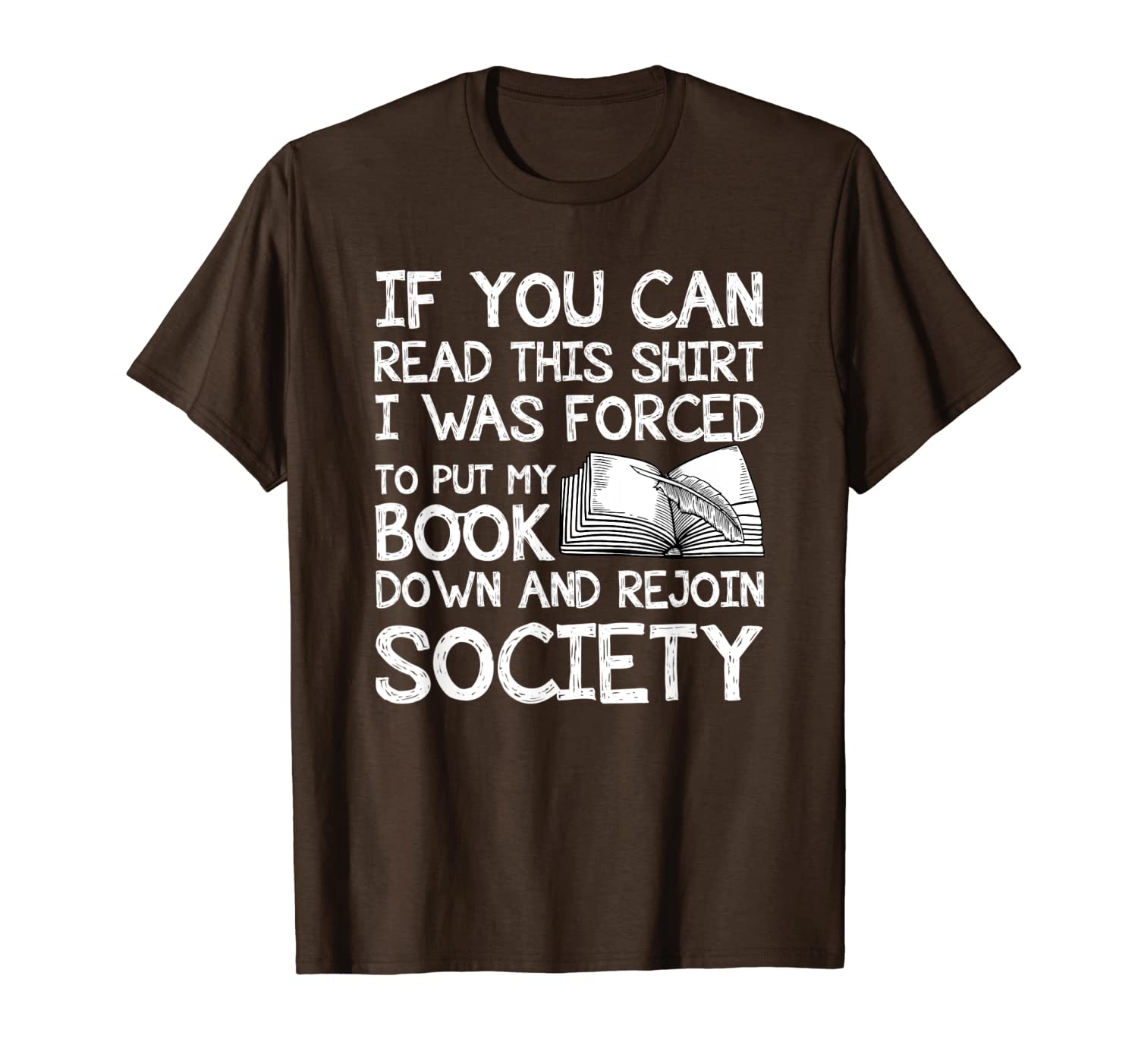 

if you can read this book lovers novel reading funny gift t-shirt, White;black