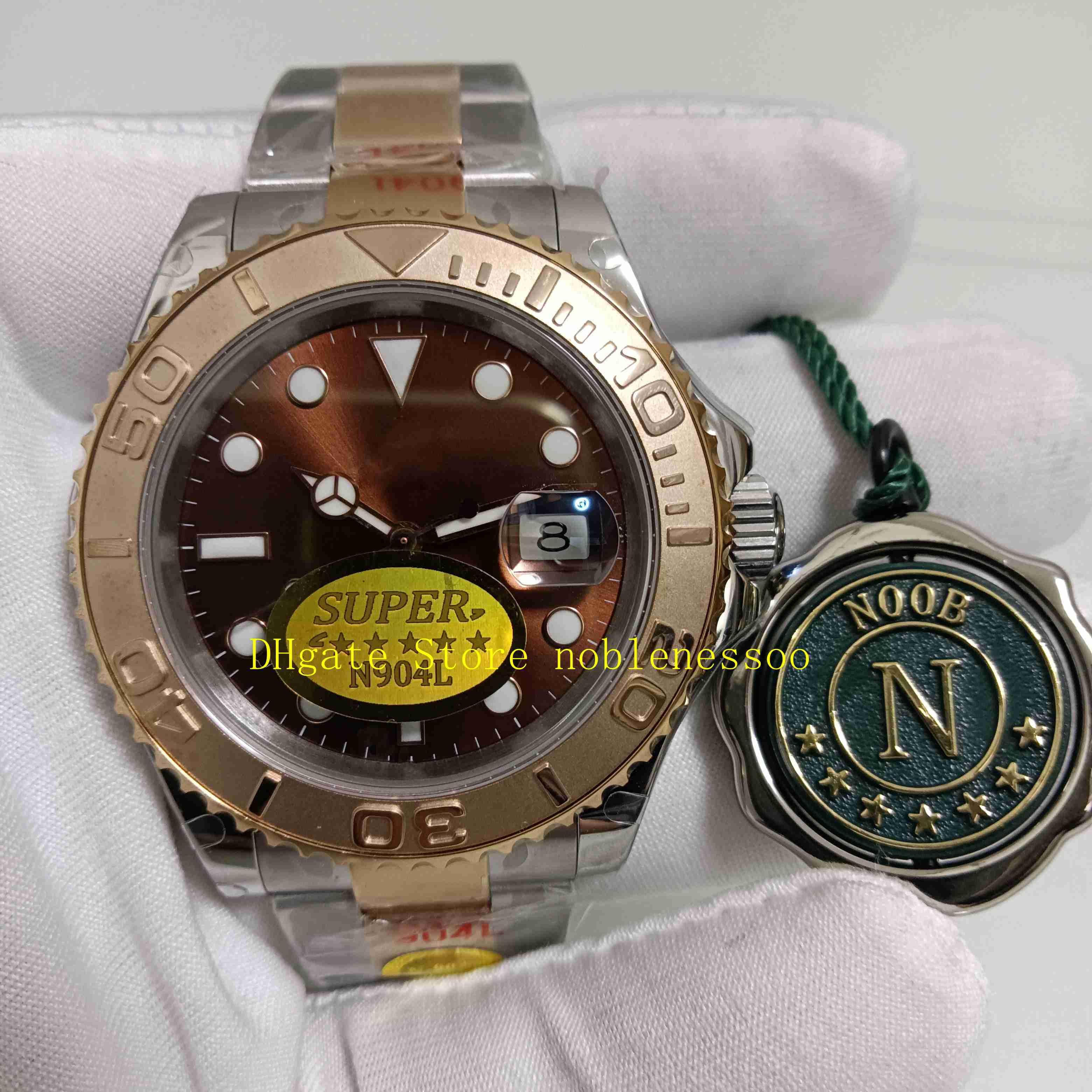 

3 Color Real Photo Super N Factory Watch 904L Steel Men's 40mm 116621 Chocolate Dial 18K Rose Gold 126621 126622 116622 NoobF Cal.2813 Movement Automatic Watches, 01