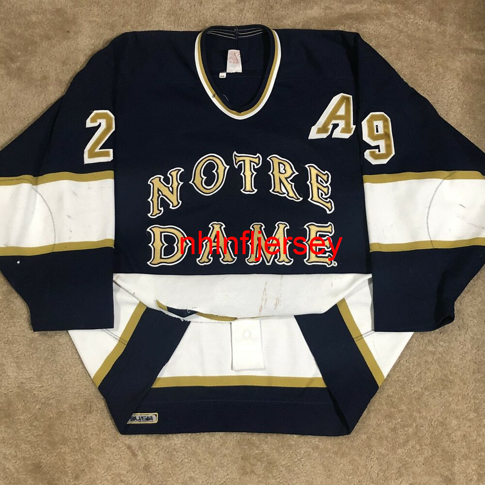 

Stitched Terry Lorenz NCAA Hockey Jersey custom any name number, Black