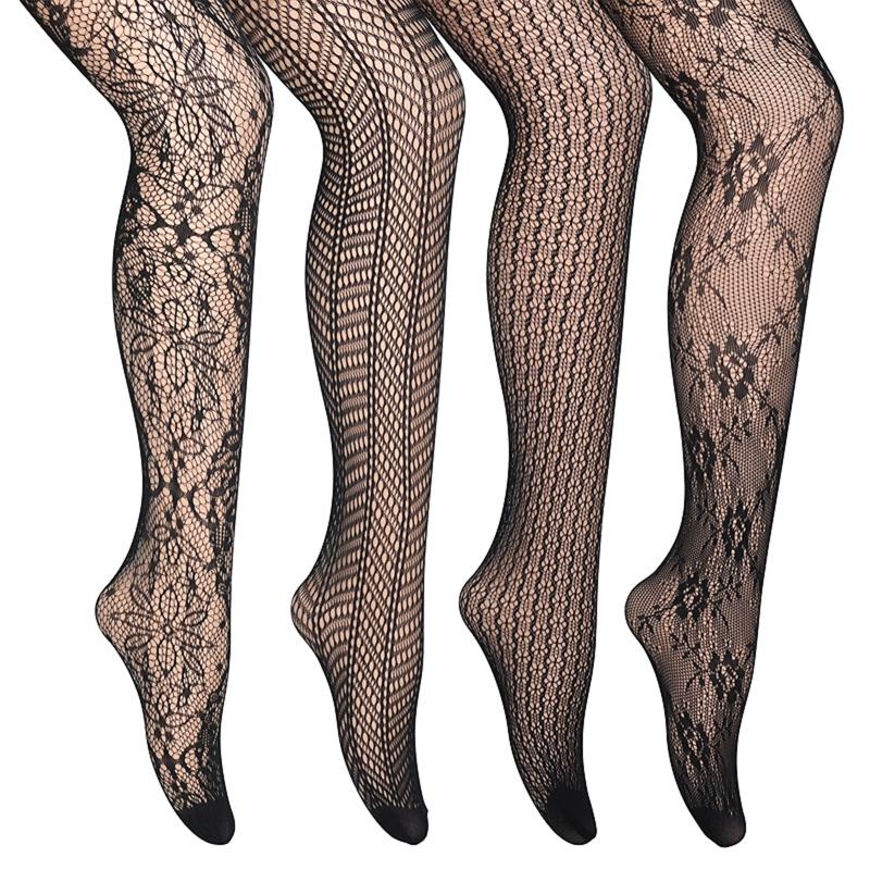 

Socks & Hosiery Women Fishnet Tights Pantyhose Thigh High Stockings Sexy Party Cosplay Nylon Long, Black;white