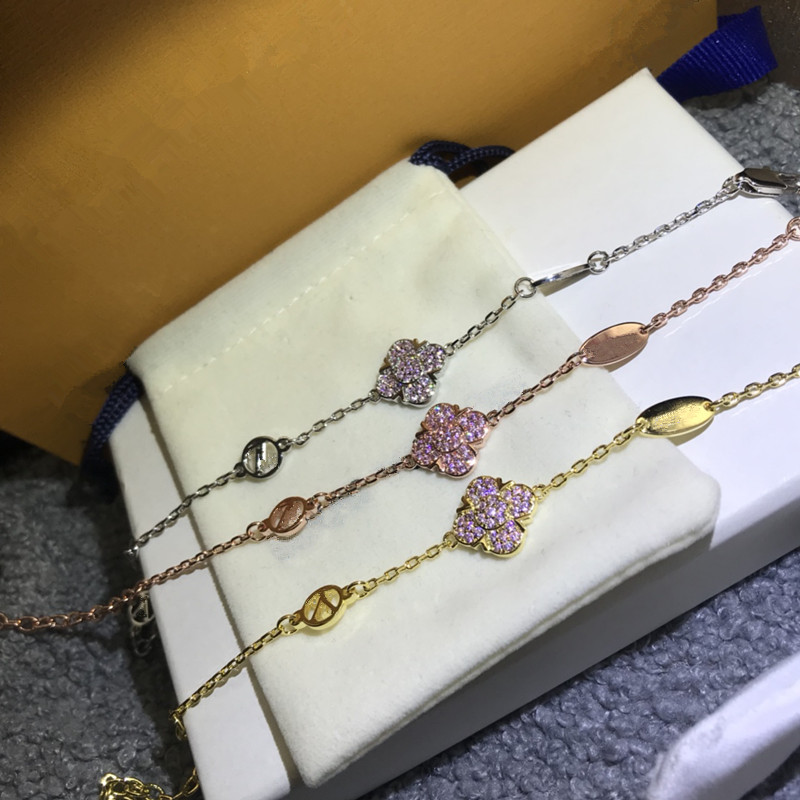 

New gypsophila Chain pattern bracelet female cool females tide ins non-fading bracelets femaless Harajuku style temperament as a gift, Black