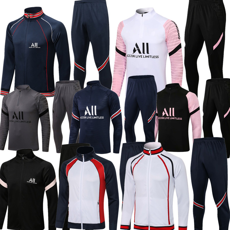 

Paris jerseys Leo Messi psgs Soccer Sets tracksuits 21 22 jacket VERRATTI Jersey sportwear track suits MBAPPE Tracksuit uniform football coat training wear shirt, 15