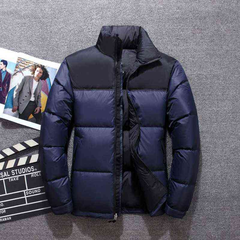 

2021 Men's Down Jacket Winter Puffer Brand Clothing Male Coat Parka Luxury Classic Autumn Couple Warm Overcoat Jacket Men Y1103, Black