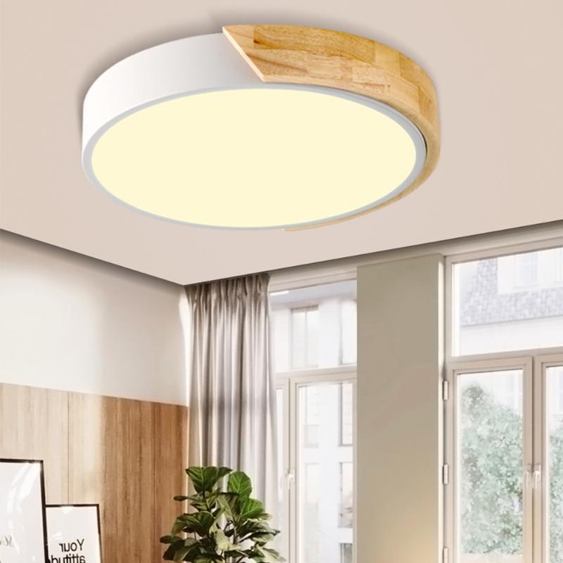 

Ceiling Lights Remote Control Stepless Dimming Modern LED Light Lamp Living Room Bedroom Kitchen Surface Mount Lighting Fixture