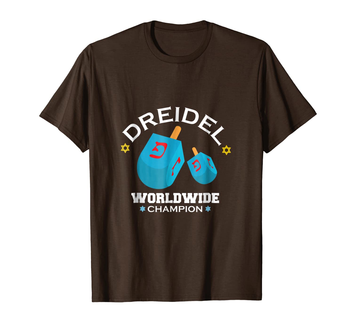 

dreidel worldwide champion funny hanukkah t-shirt, White;black