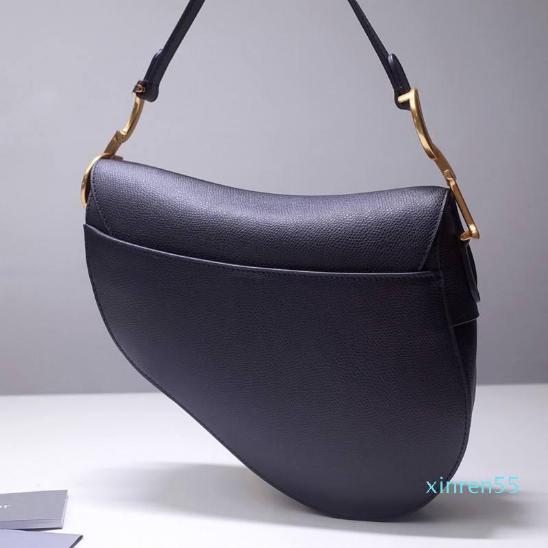 

Luxury Women Black Fashion White Shoulder Bags Cross body Lady Saddles Purses Wholesale bag, High quality