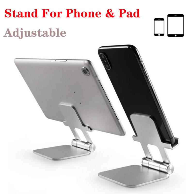 

Cell Phone Mounts & Holders Desk Mobile Holder Stand For IPad Adjustable Metal Desktop Tablet Universal Table Aluminum