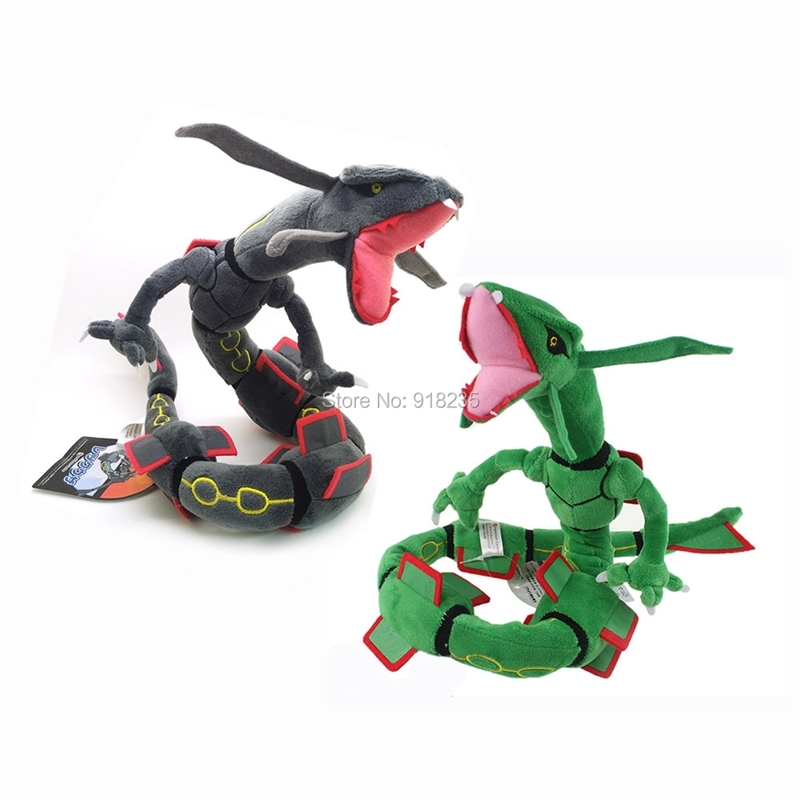

New 78Cm Green Black Ray Dra Pluche Toys Soft Anime Dolls For Best Gifts